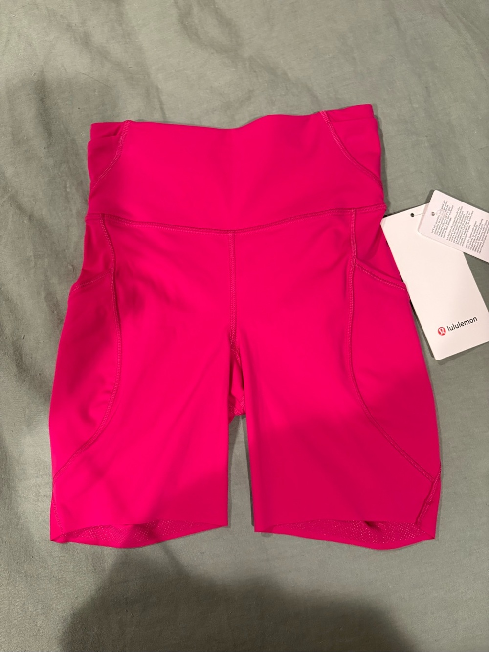 Lululemon Fast and Free Short 6" *Pockets in Pink Flare